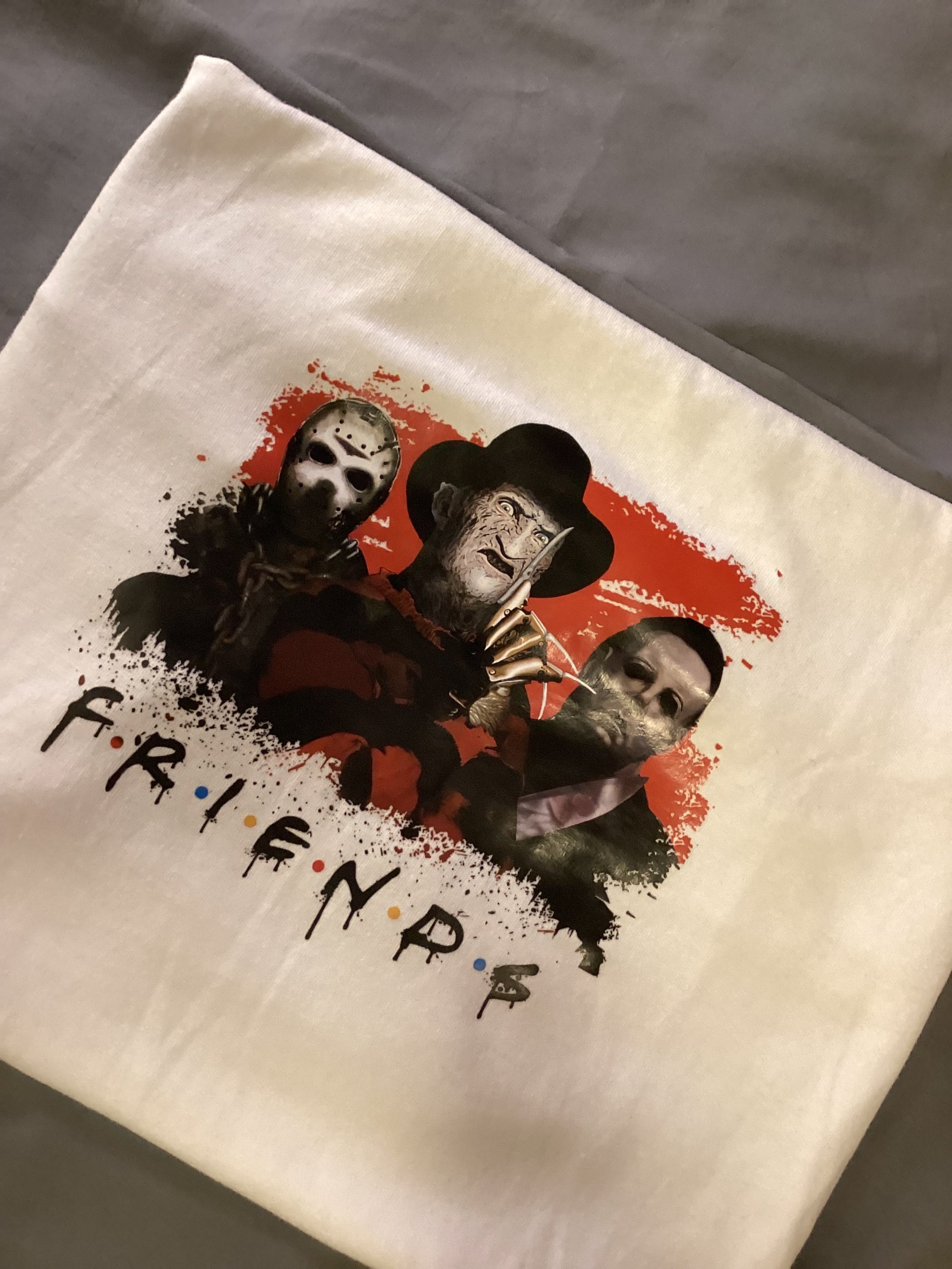 White Friends Size Lg