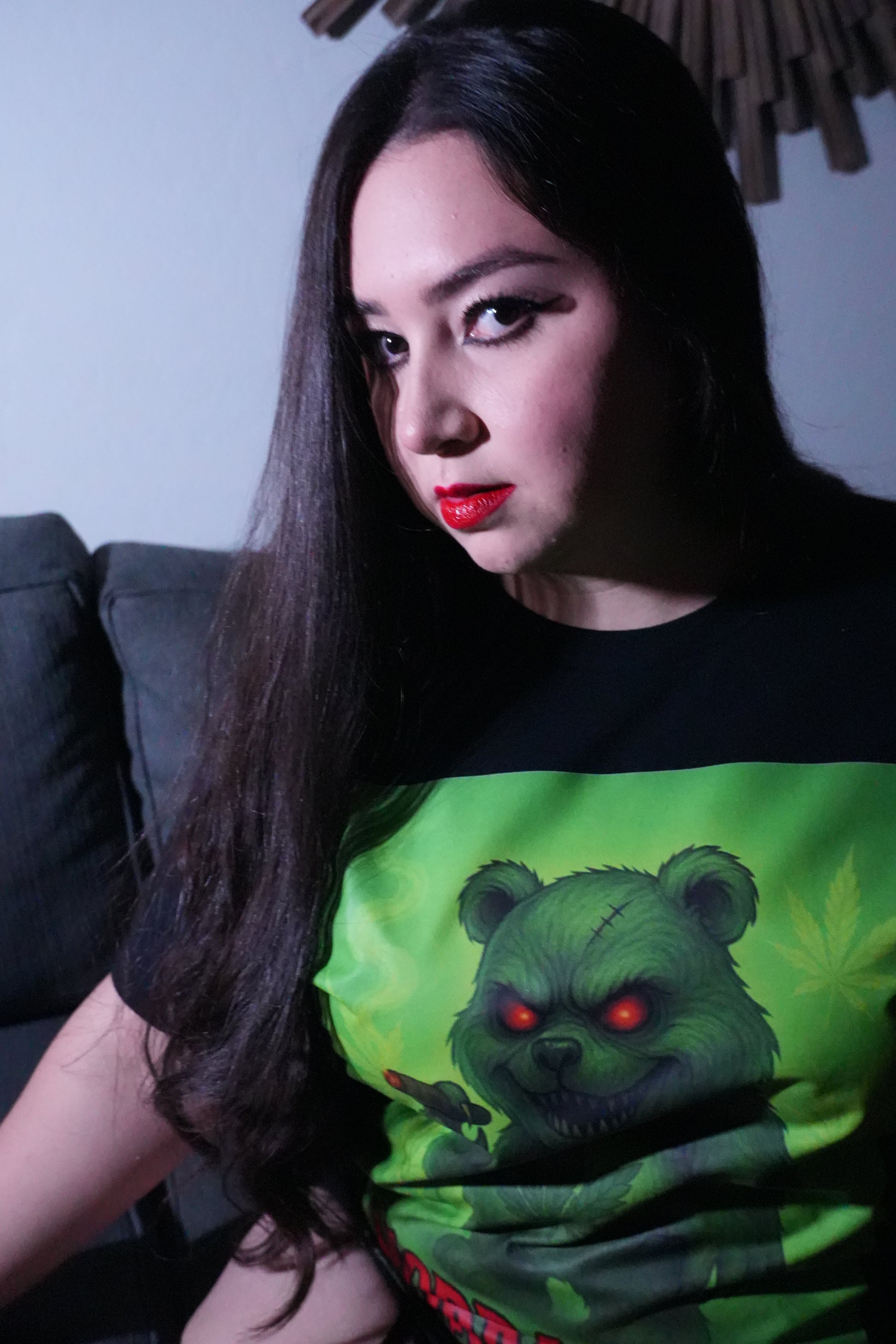 Green Scare Bear Size 2 XL