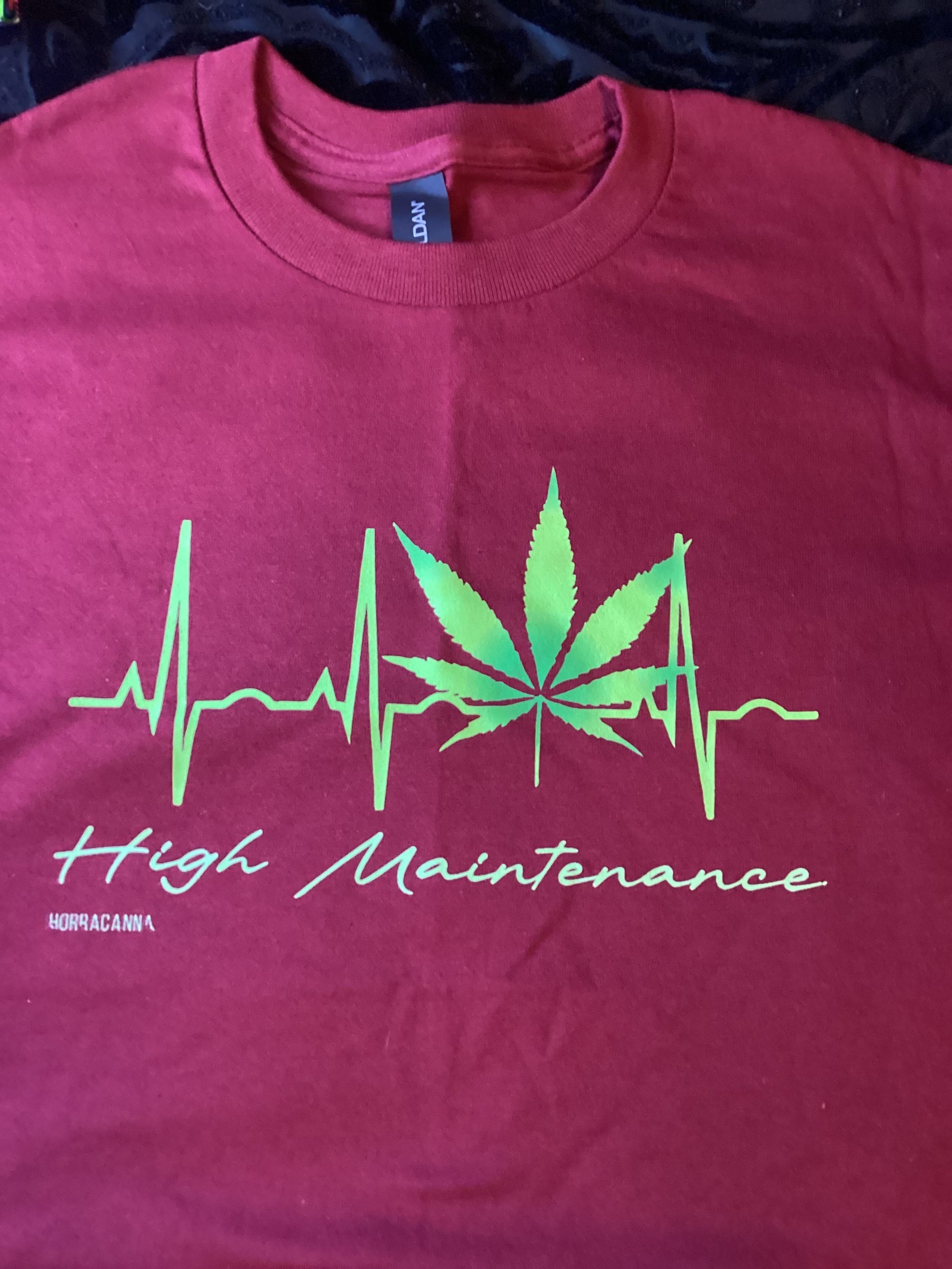 Maroon High Maintenance Size Small