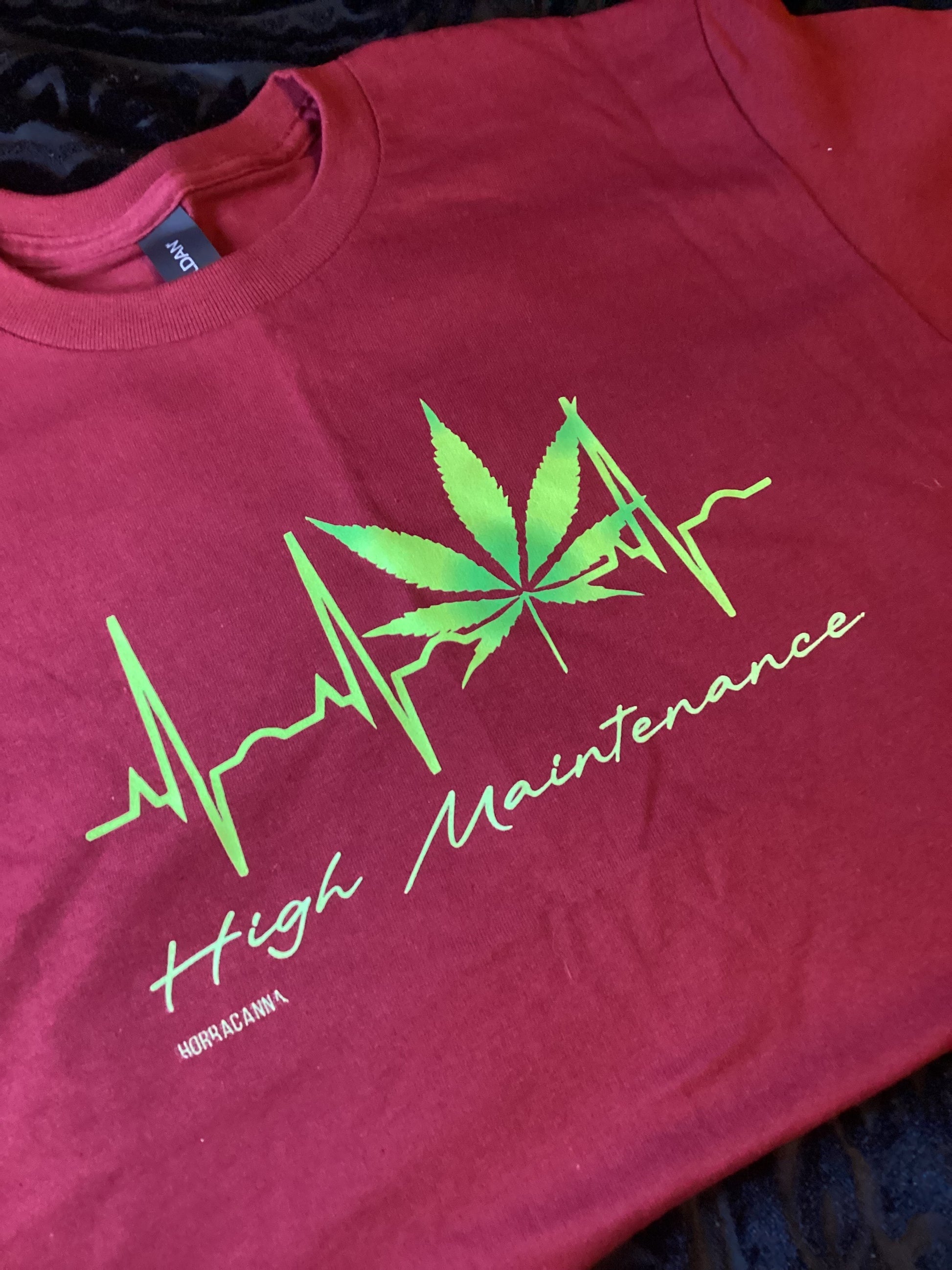 Maroon High Maintenance Size Small