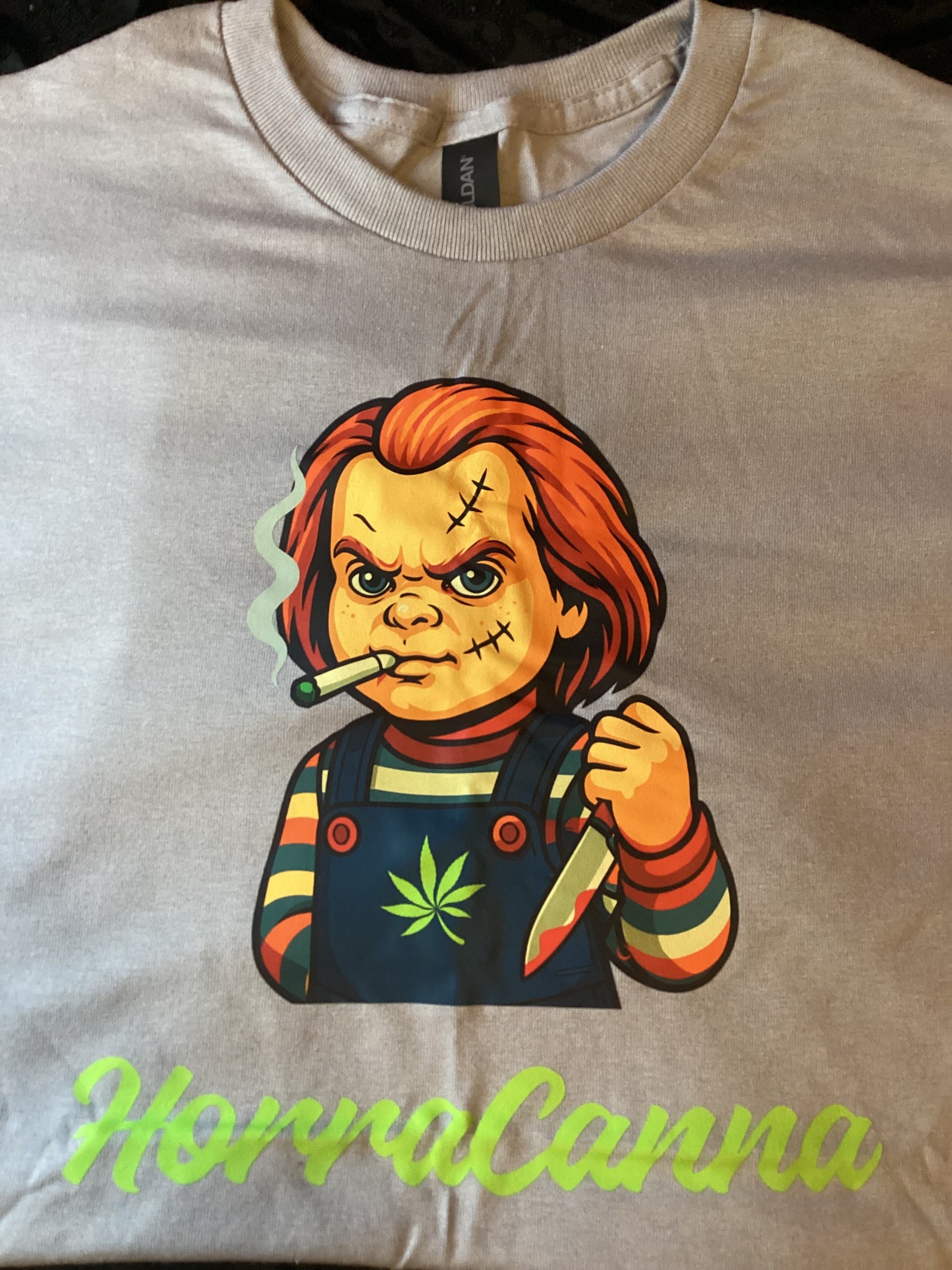 Gray Chucky W/LOGO Size Med