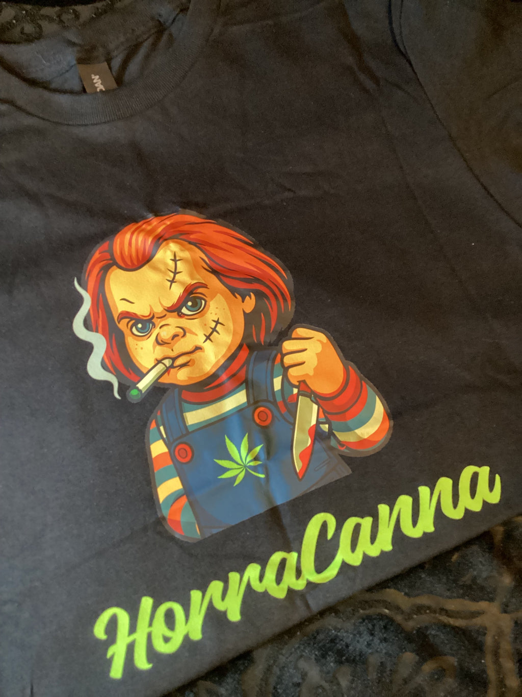 Black Chucky W/LOGO Size Med