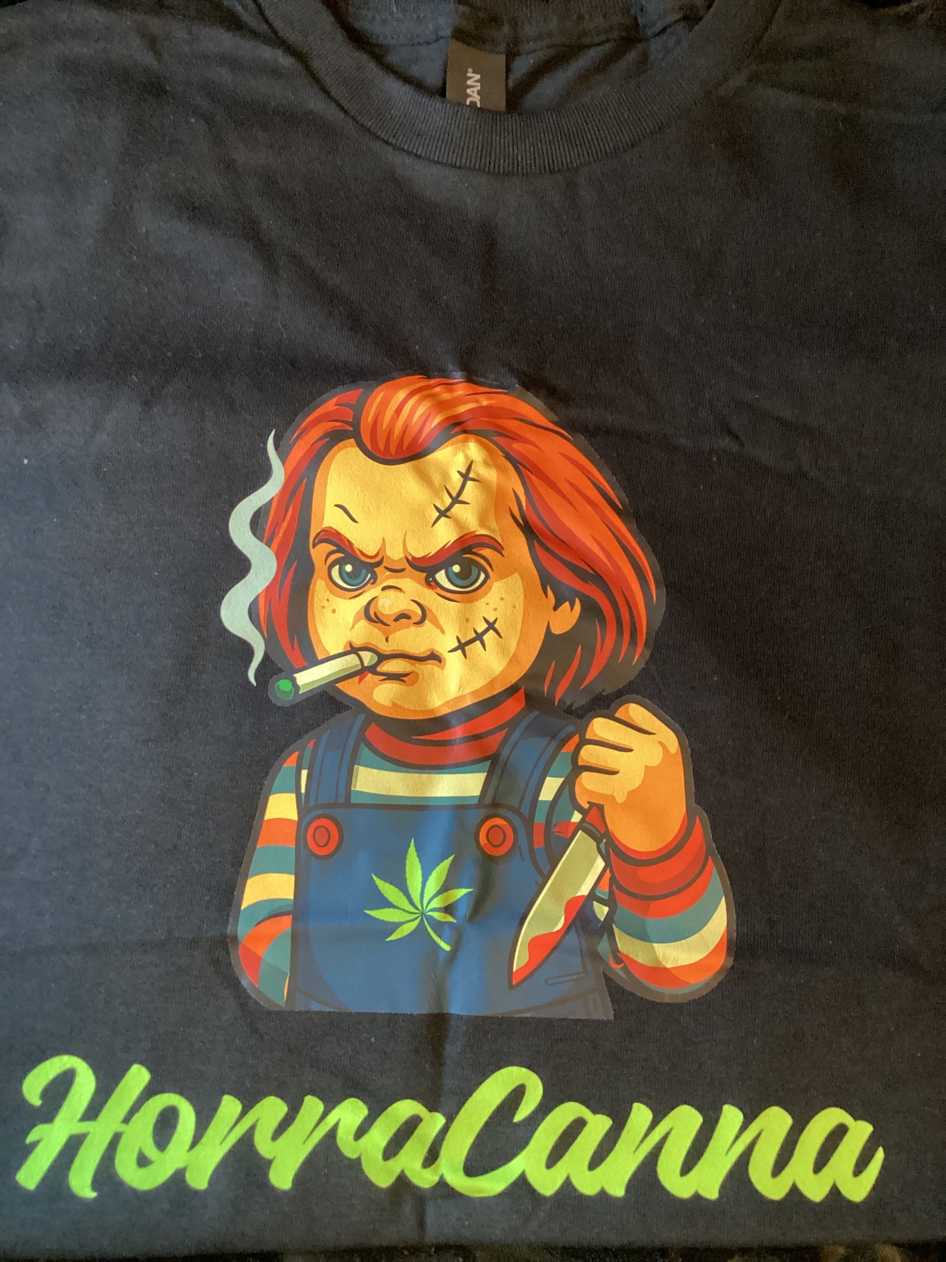 Black Chucky W/LOGO Size Med
