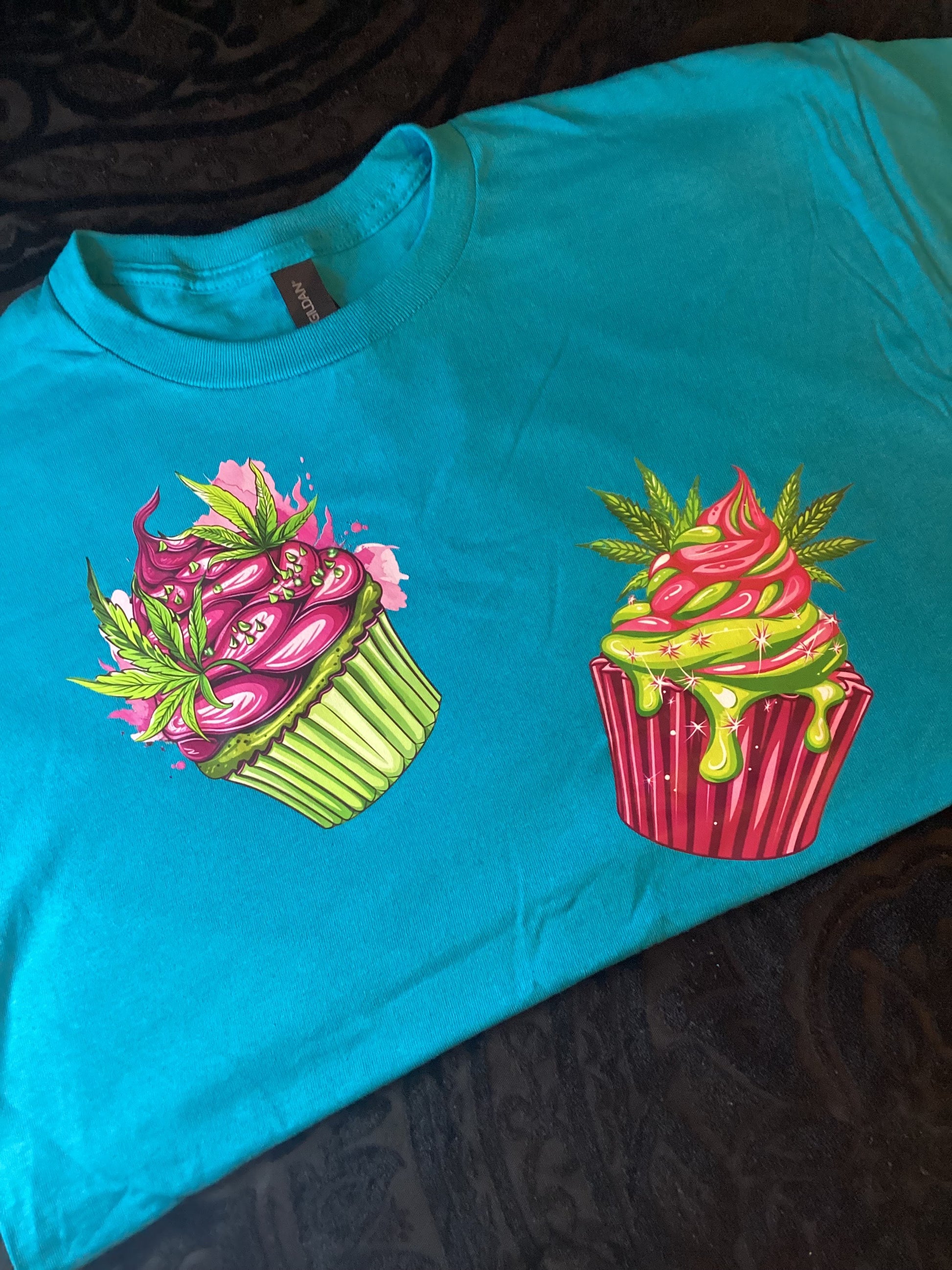 Teal Double Cupcake Size Lg