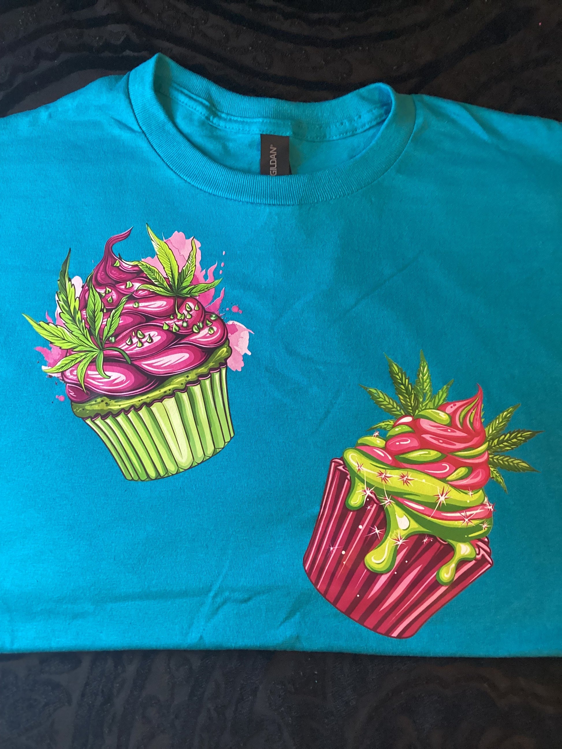 Teal Double Cupcake Size Lg