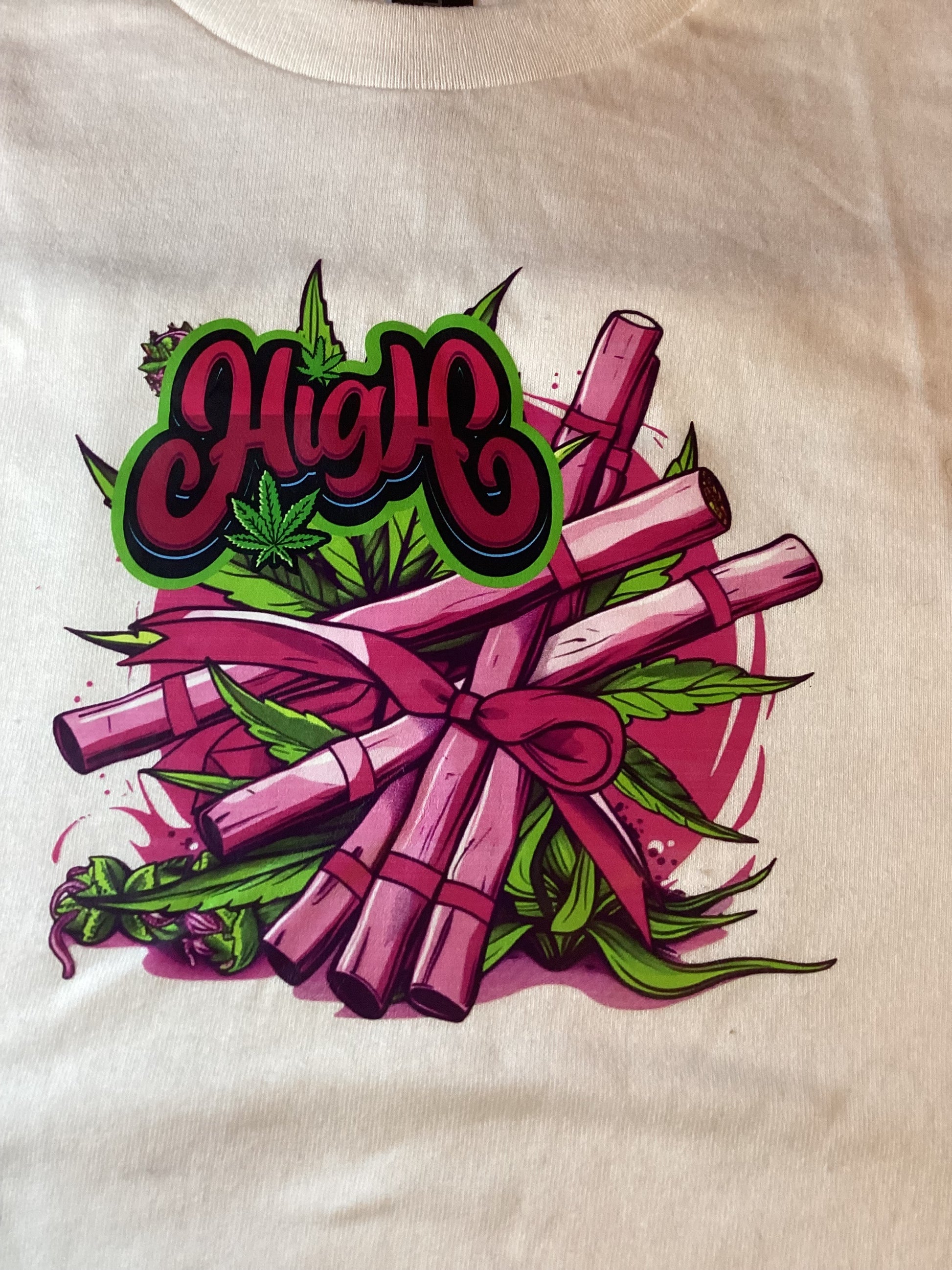 White High W/blunt Size Small