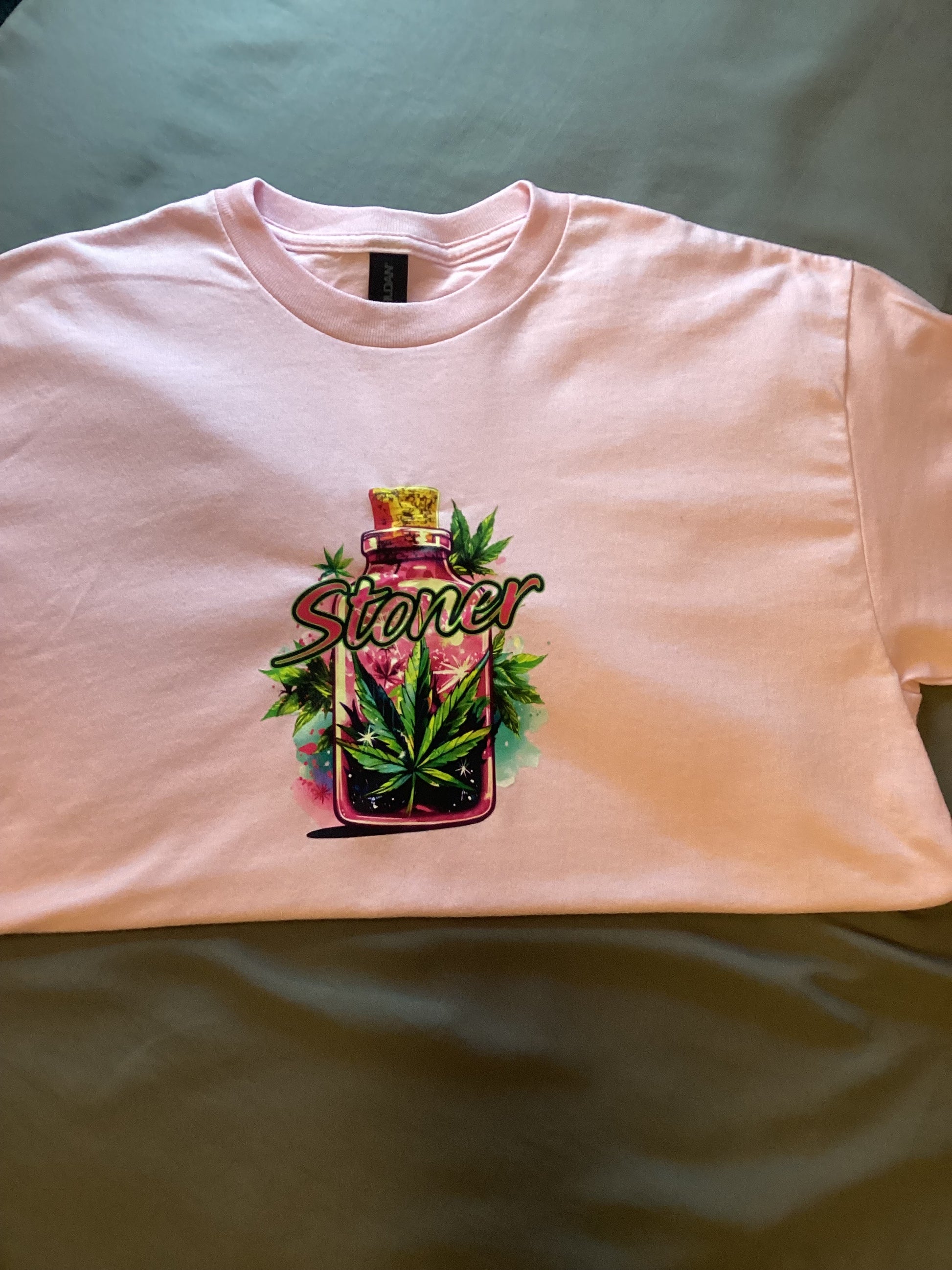 Pink Stoner With Cork Bottle Size Med