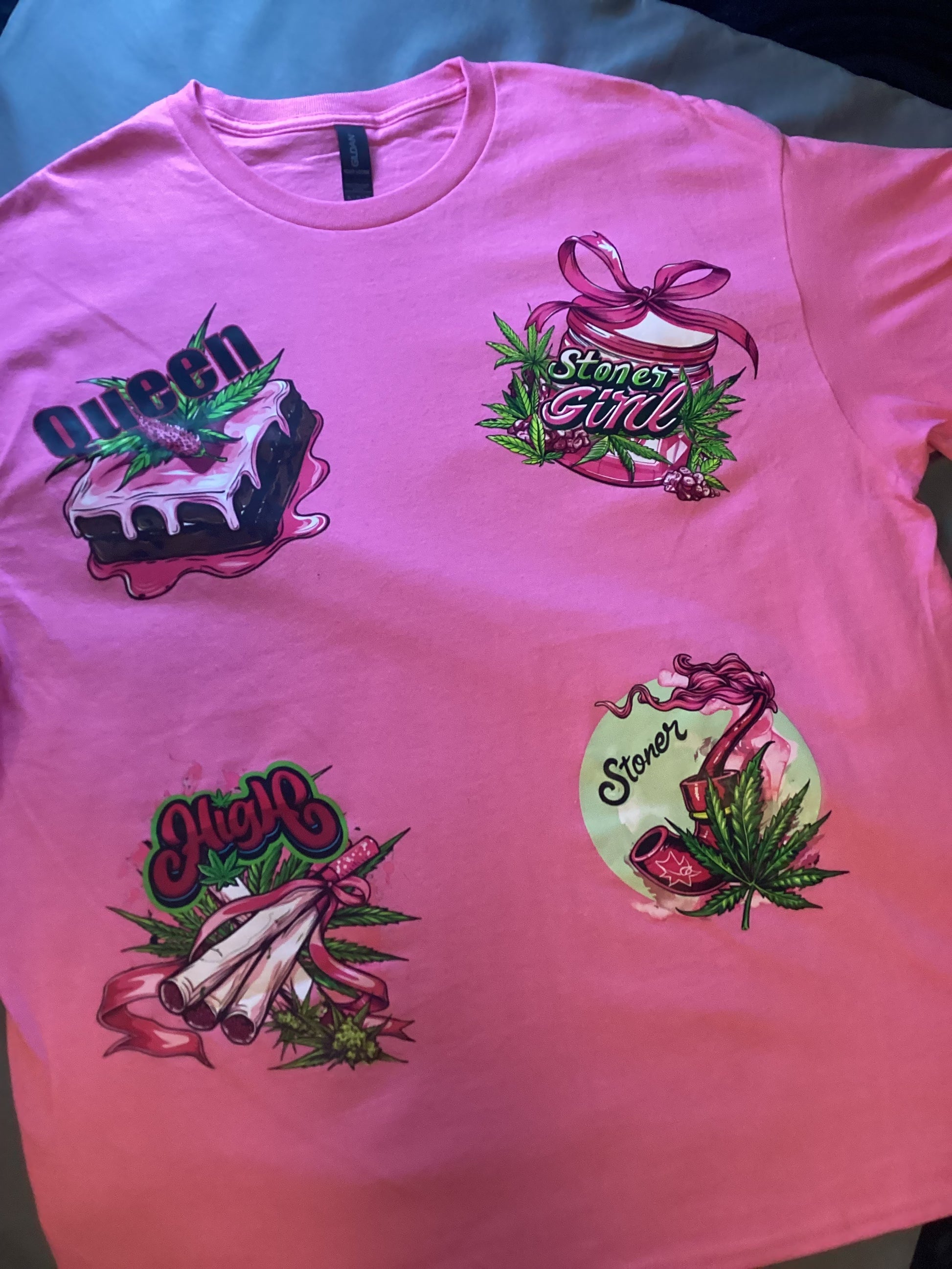 Dark Pink 4 Stoner Pics Size X-lg