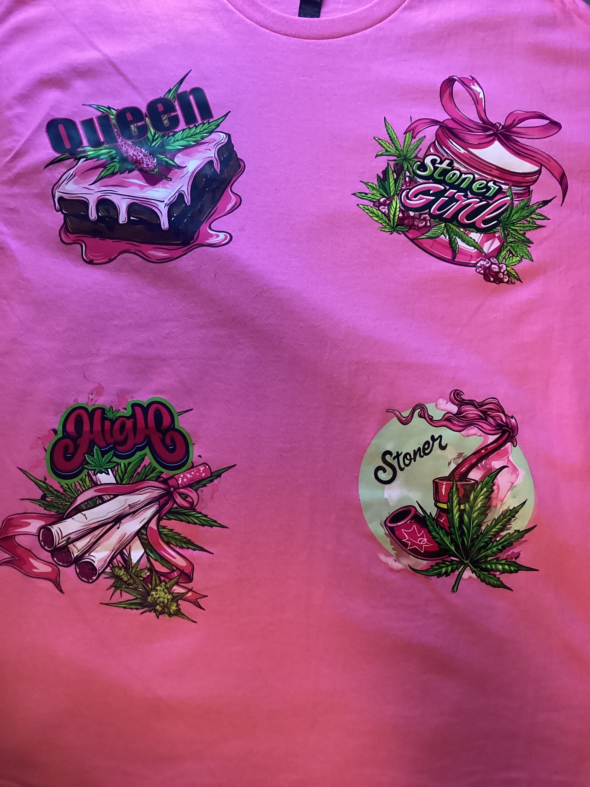 Dark Pink 4 Stoner Pics Size X-lg