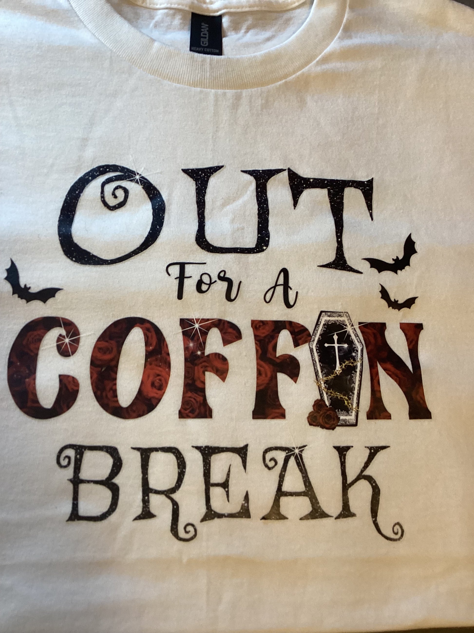 White Coffin Break Size Lg