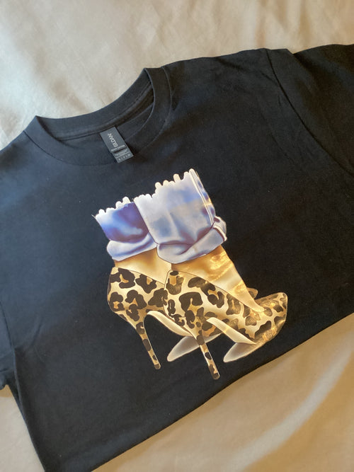 Black Cheeta Hill's Size Small