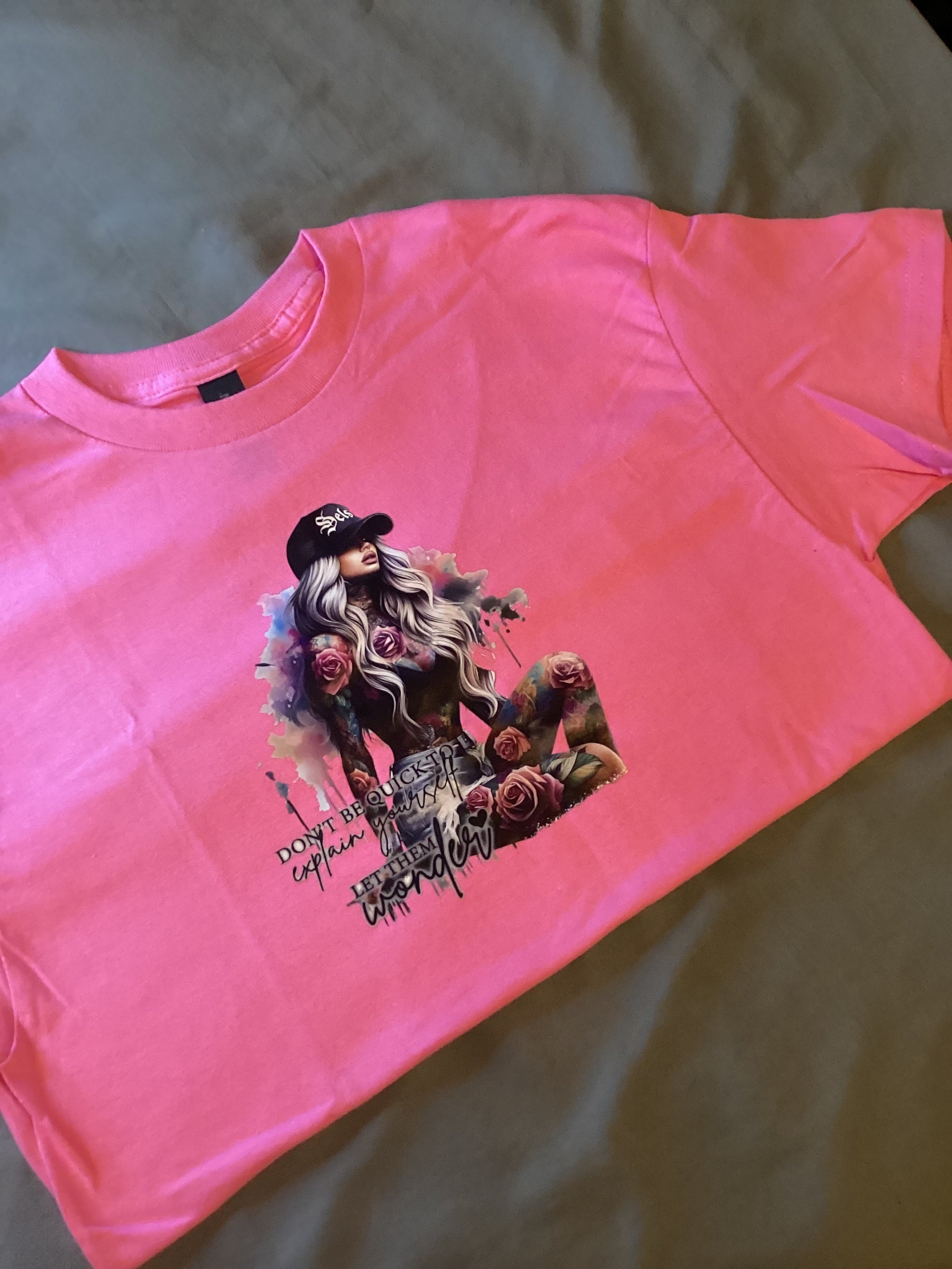 Dark Pink "Don't Be Quick To Explain" Size Small