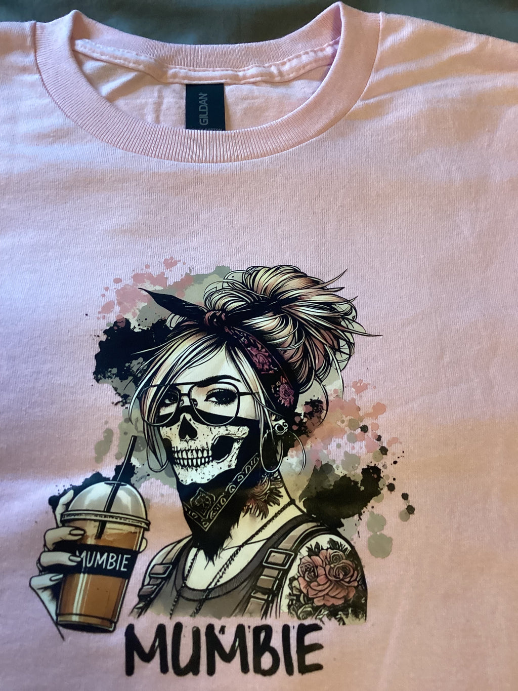 Pink Mumbie With Coffee And Bandana Size Med