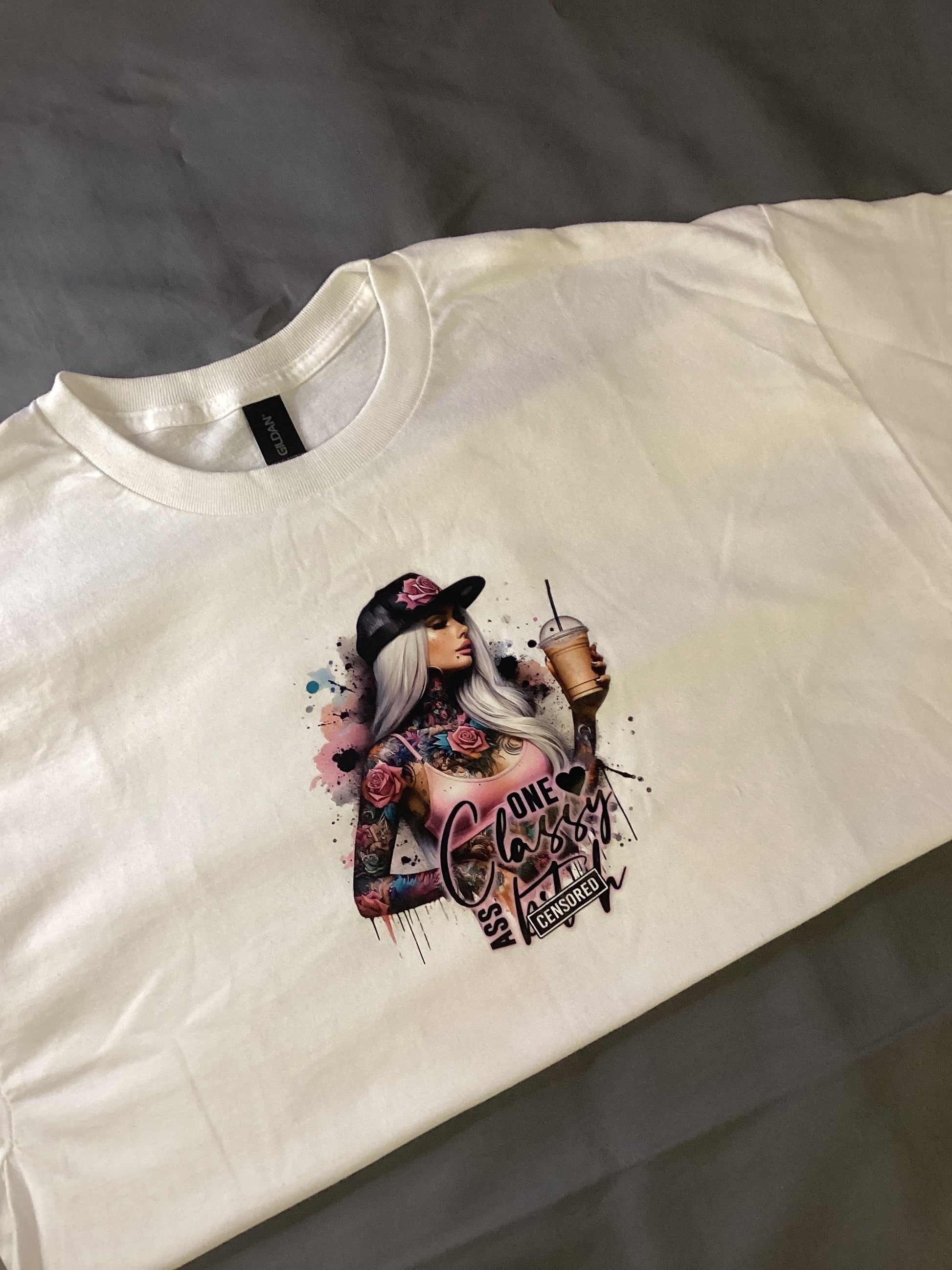 White "One Classy Ass" Size Lg