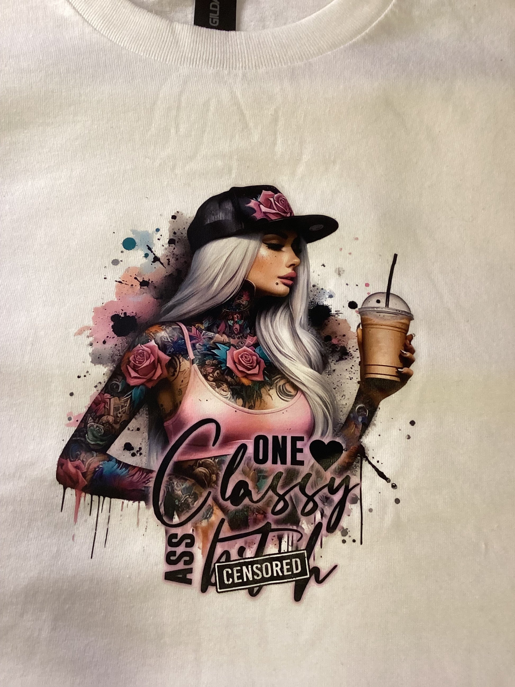 White "One Classy Ass" Size Lg