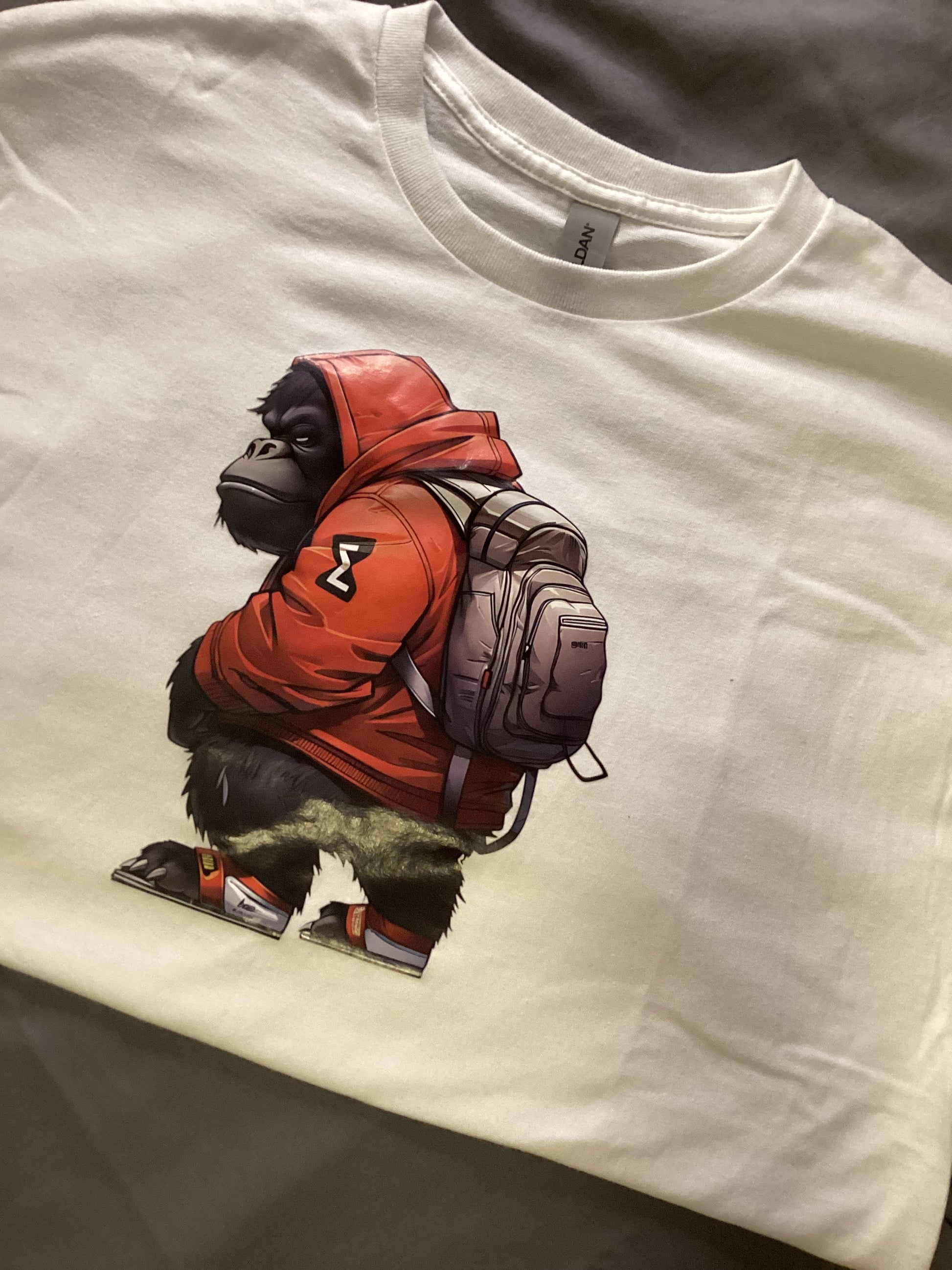 White Gorilla Size Lg