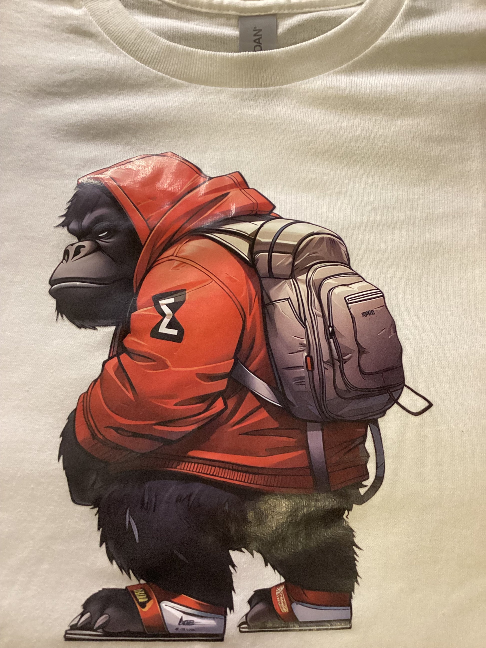 White Gorilla Size Lg