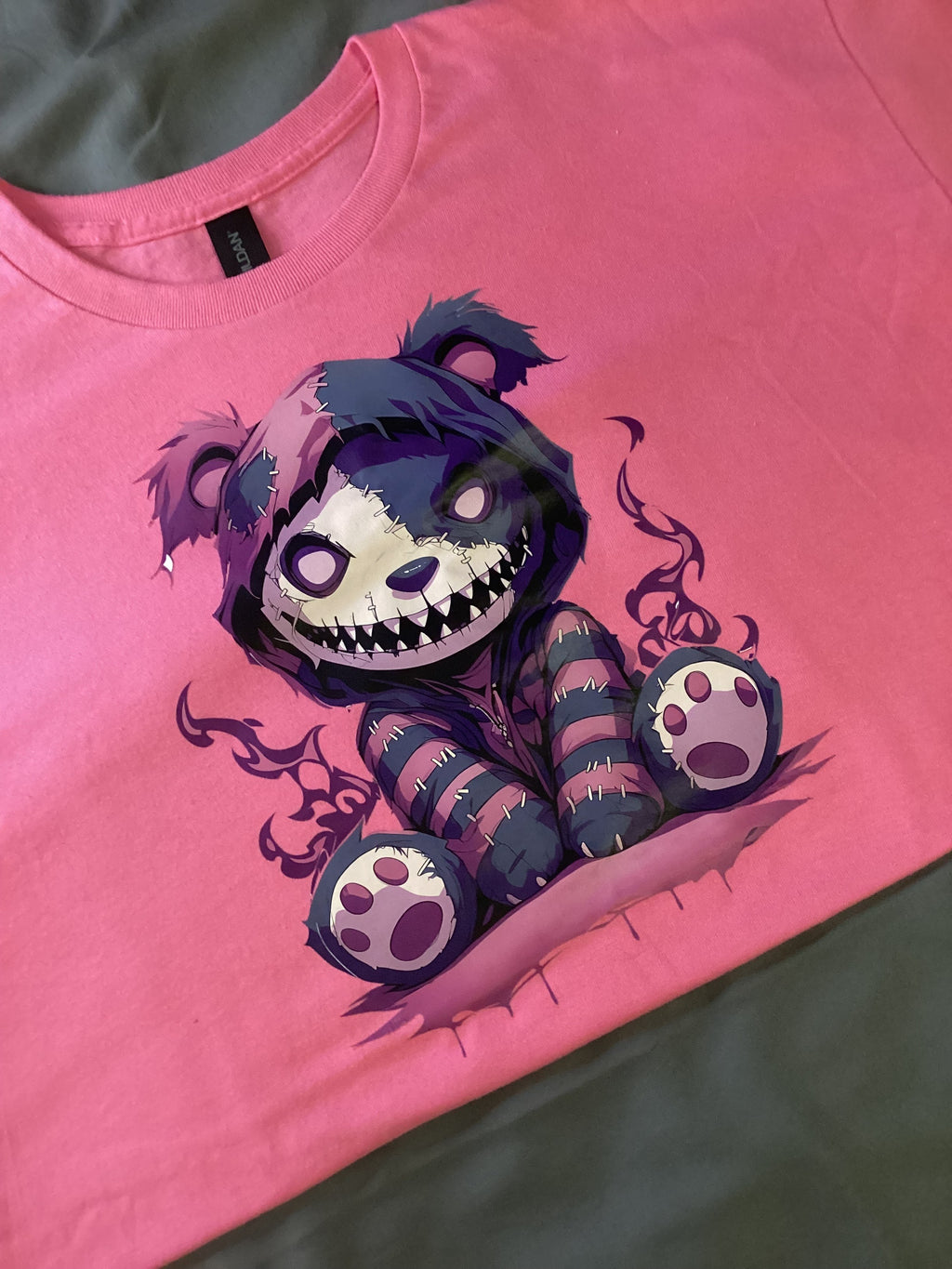 Pink Teddy Dark/Light Purple Size X-lg
