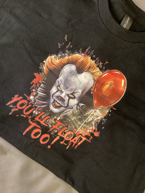Black "You'll Float Too" Size Med