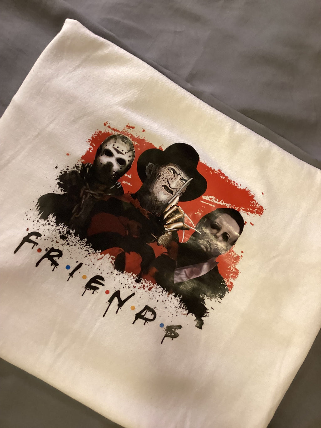 White Friends Size Lg