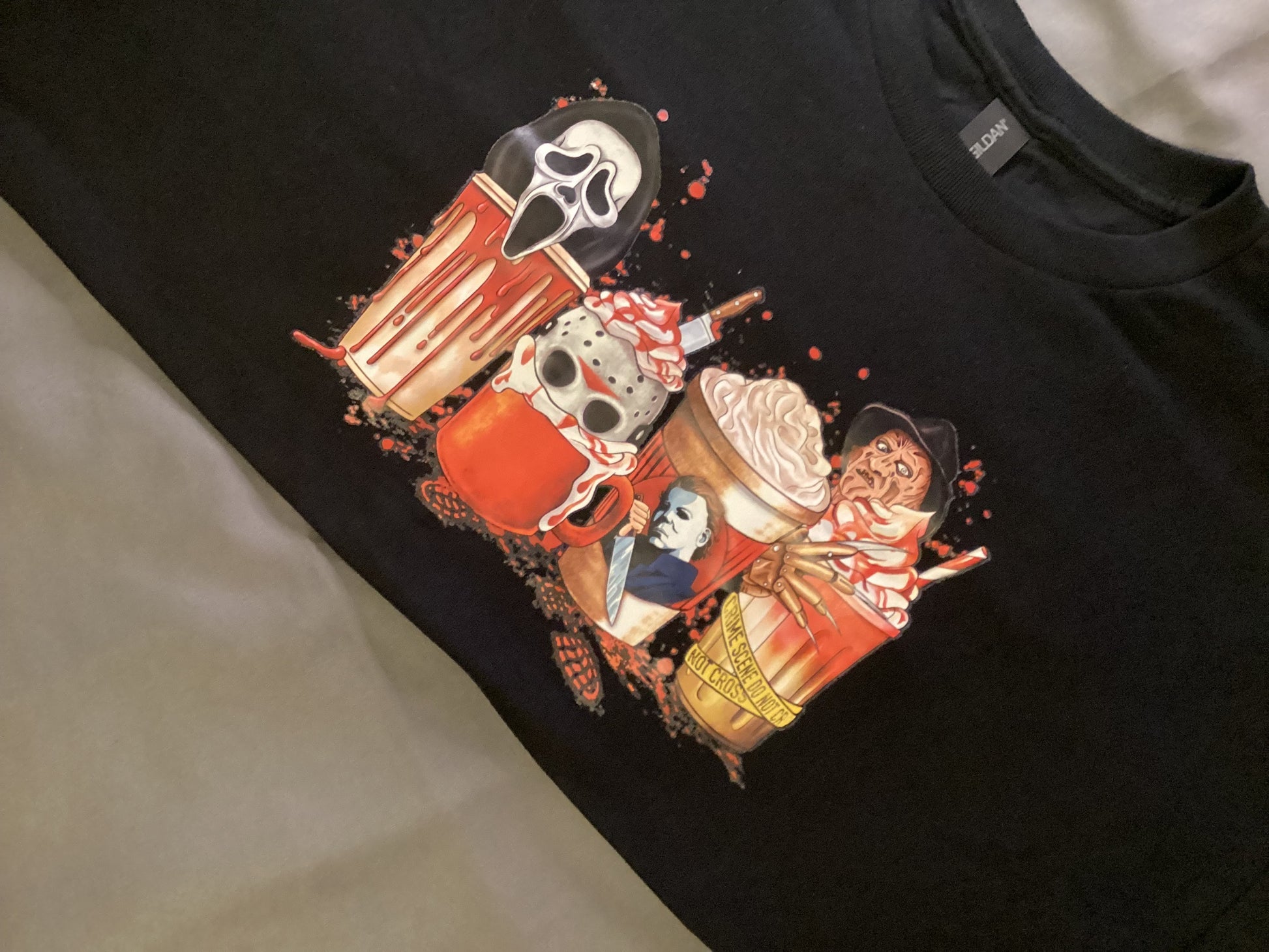 Black 4 Coffee And Horror Size X-lg