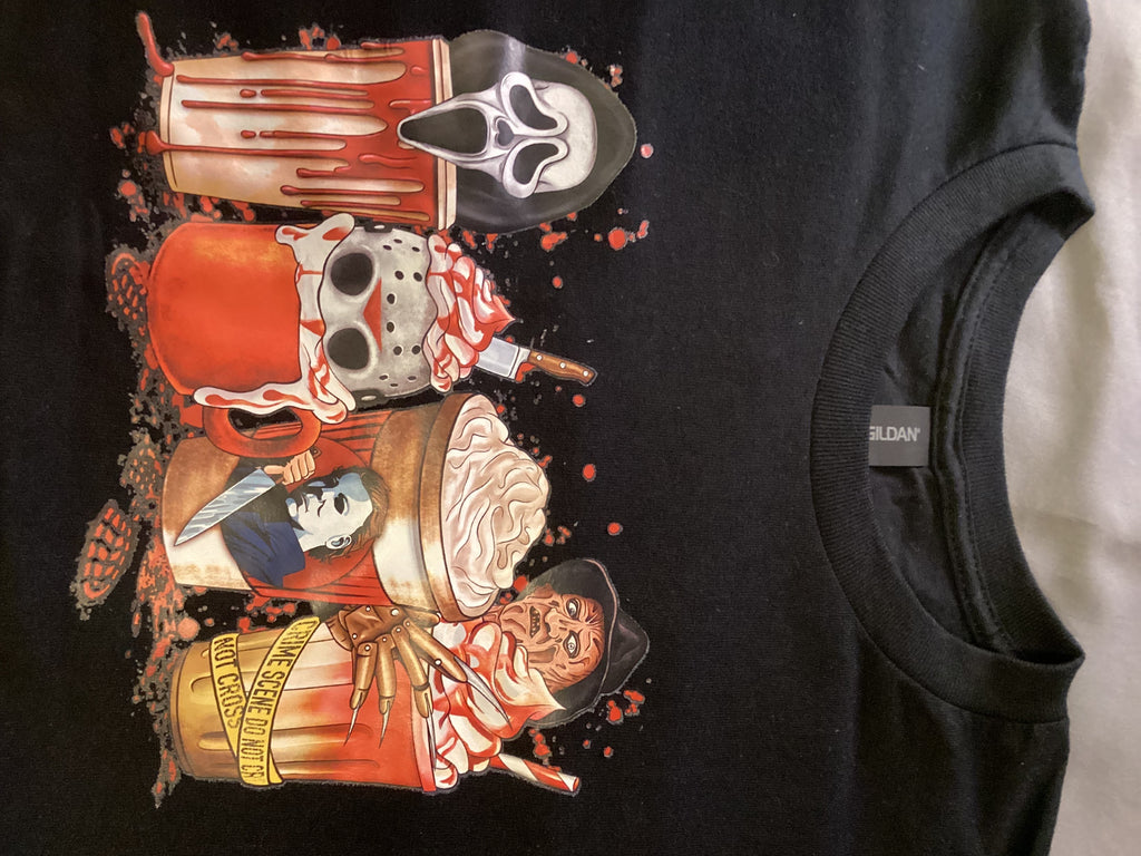 Black 4 Coffee And Horror Size X-lg