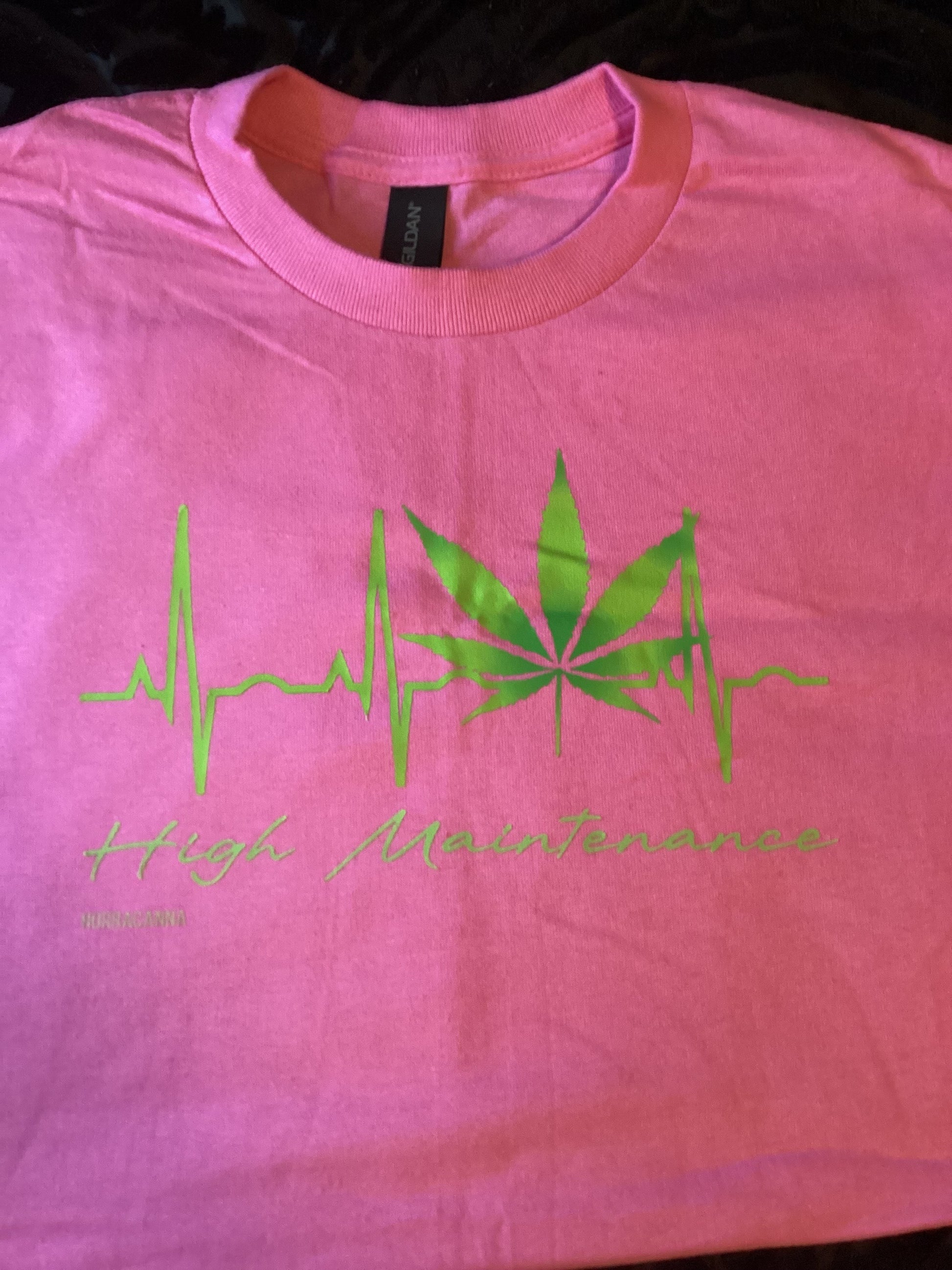 Pink High Maintenance With Heartbeat Size Small