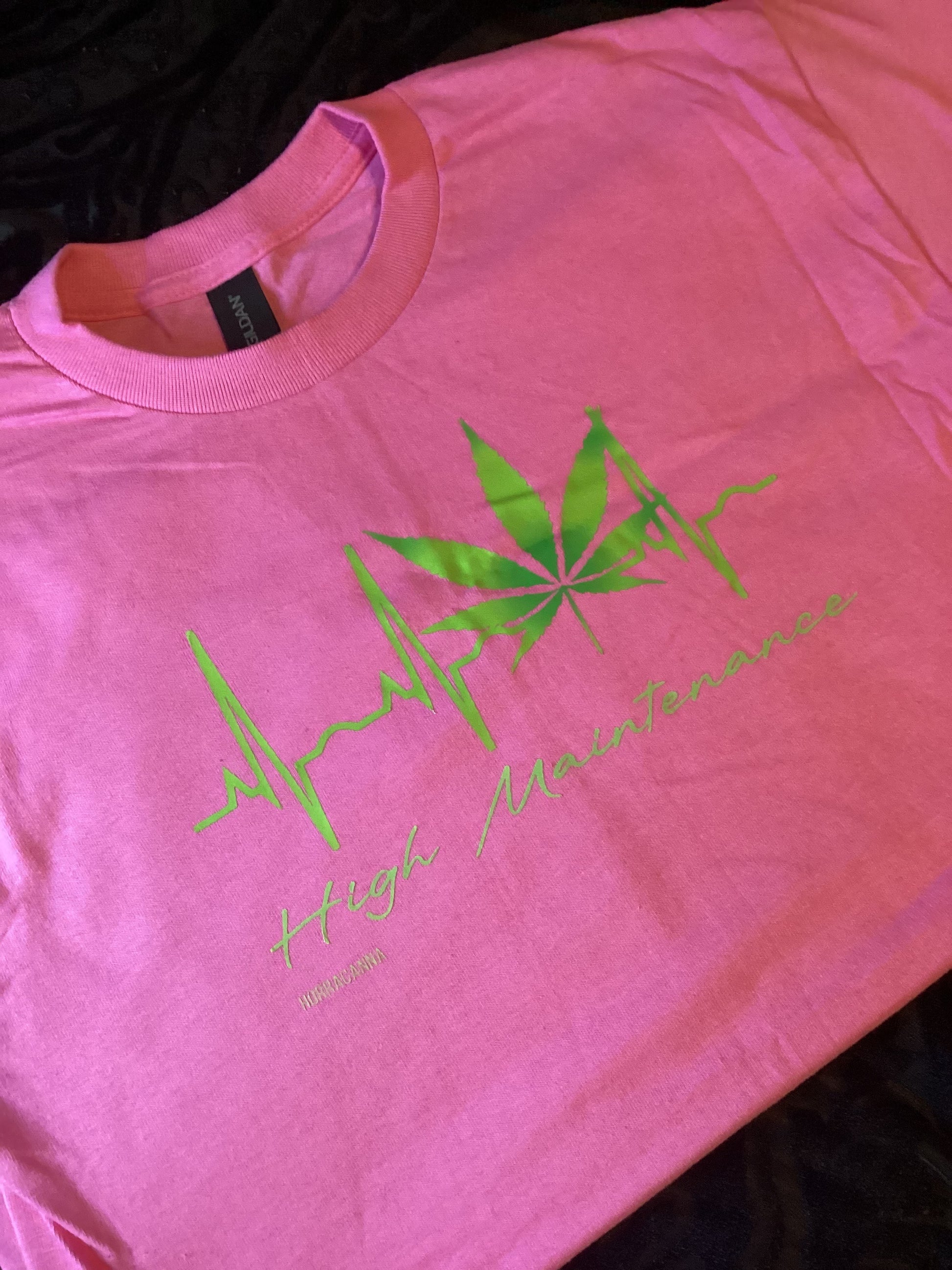 Pink High Maintenance With Heartbeat Size Small