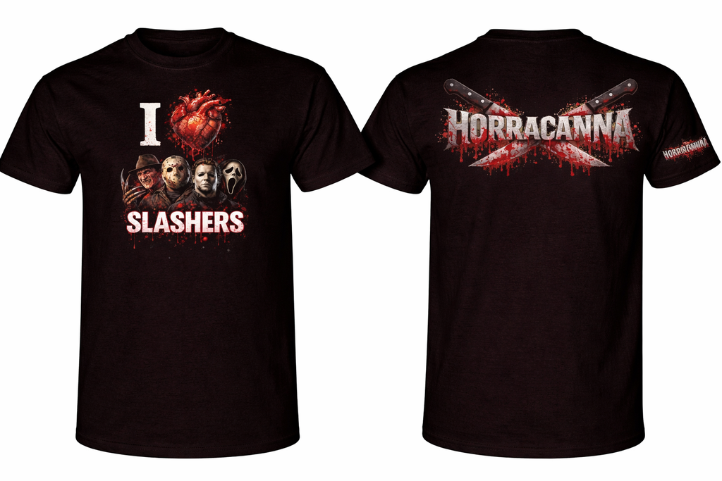 I Heart Slashers T-shirt in black