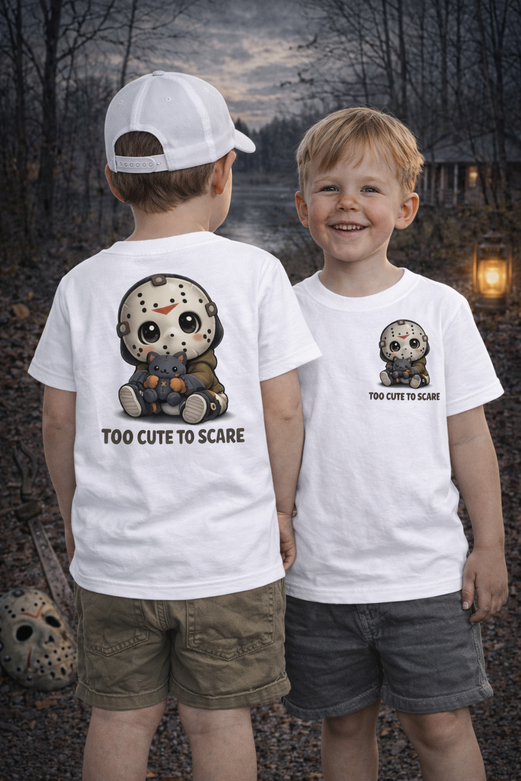 Kids too cute to scare T-shirt