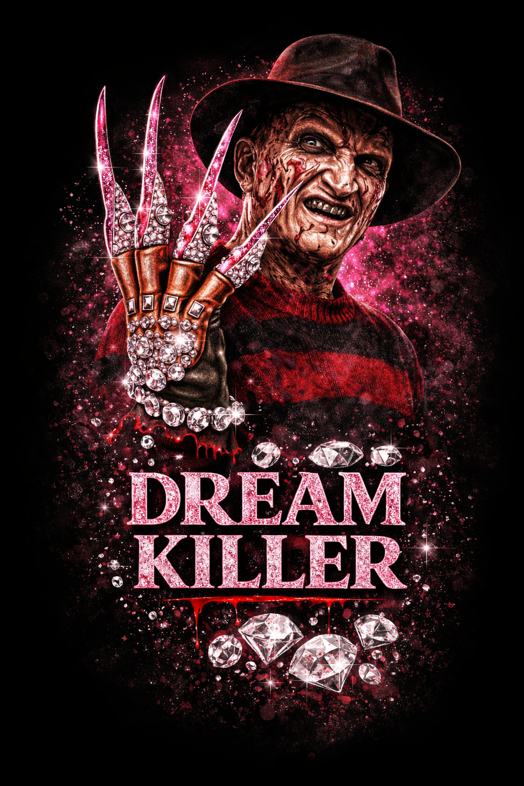 Freddy Krueger HorraGlam line T-shirt