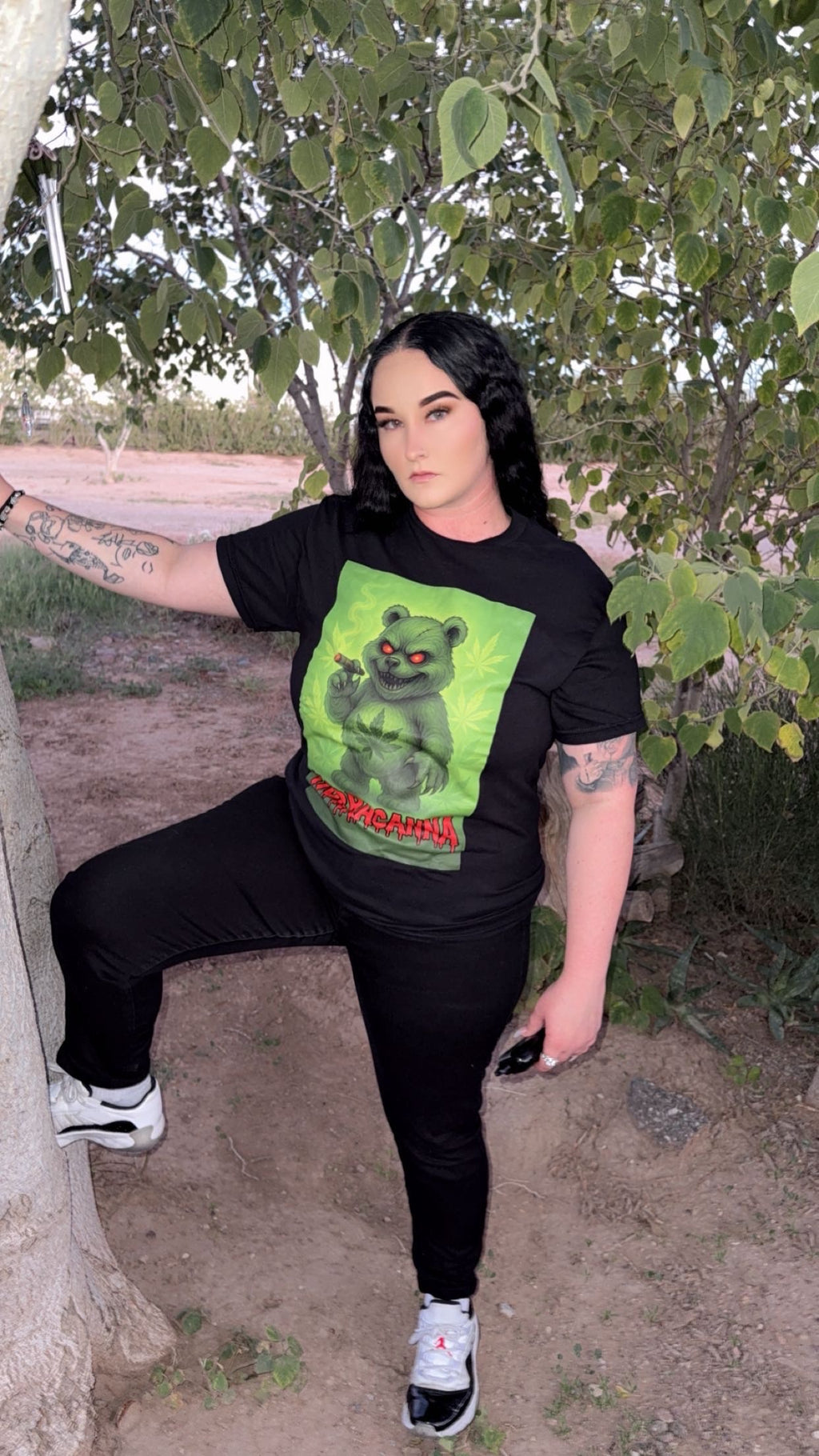 Green Scare Bear Size Small